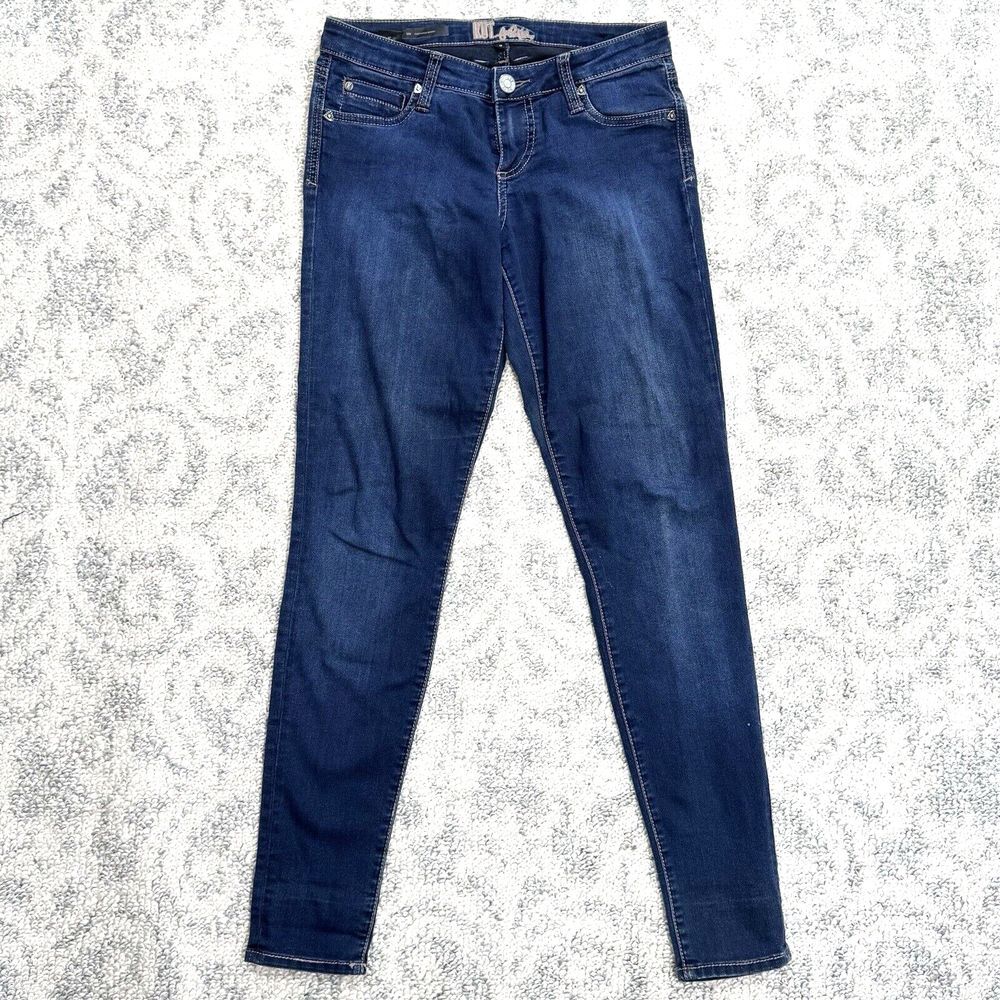 KUT From The Kloth Size 2 Women's VIV Toothpick Skinny‎ Denim Low Rise Stretch
